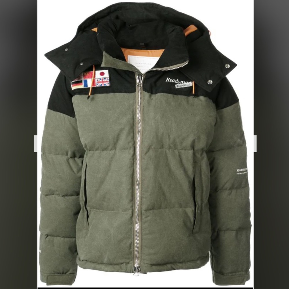 Readymade Oversized Puffer Jacket Camouflage